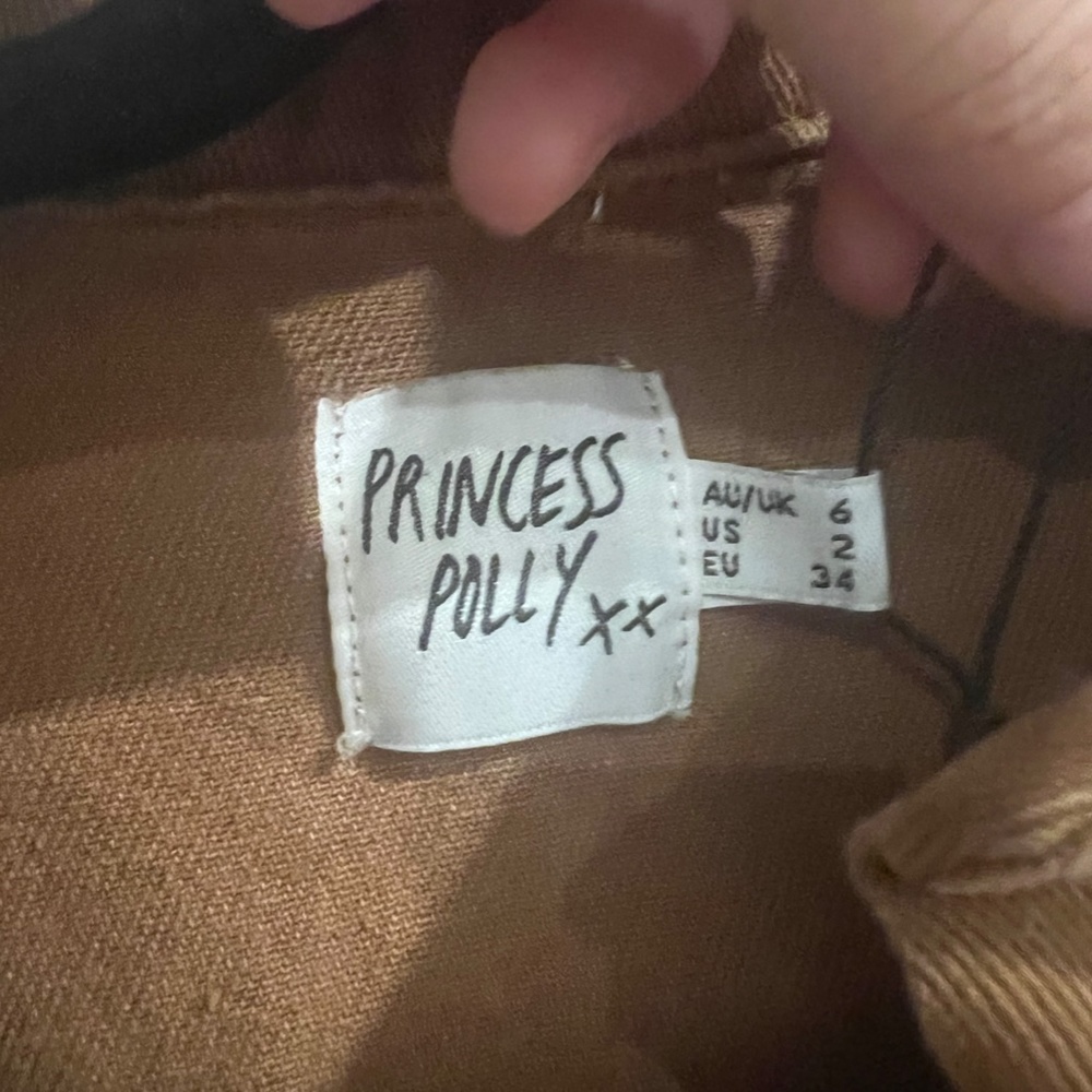 Princess Polly Brown Button Down - image 3